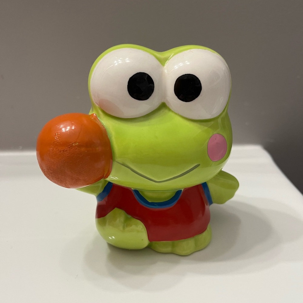 Sanrio keroppi ceramic coin bank - Picture 4 of 8
